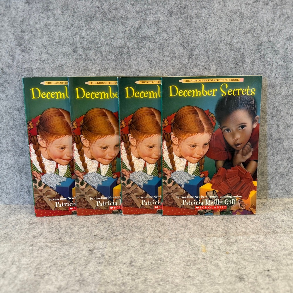 4x Book Bundle, December Secrets by Patricia Reilly Giff, Classroom Reading